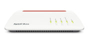 AVM FRITZ!Box 7590 WLAN AC+N Router (DSL/VDSL,1.733 MBit/s (5GHz) & 800 MBit/s (2,4 GHz), bis zu 300 MBit/s mit VDSL-Supervectoring 35b, WLAN Mesh, DECT-Basis, Media Server, geeignet für Deutschland)