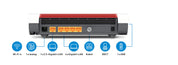 AVM FRITZ!Box 6660 Cable (DOCSIS-3.1-Kabelmodem, 2x2 WLAN AX (Wi-Fi 6) mit 2.400 MBit/s (5 GHz) und 600 MBit/s (2,4 GHz), 1 x 2,5 Gigabit-LAN-Port)